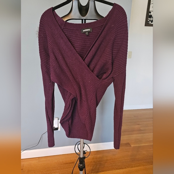 EXPRESS- SMALL- WOOL- EGGPLANT COLOR - Picture 1 of 5